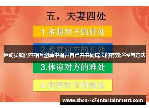 运动员如何在相互激励中提升自己并共同成长的有效途径与方法